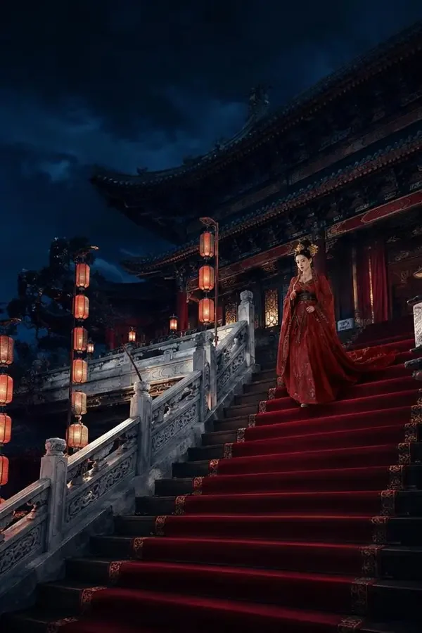 《帝女归：三千宠爱》短剧封面海报，古装题材，共100集